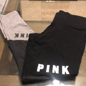 Pink yoga multicolored pants! Full length